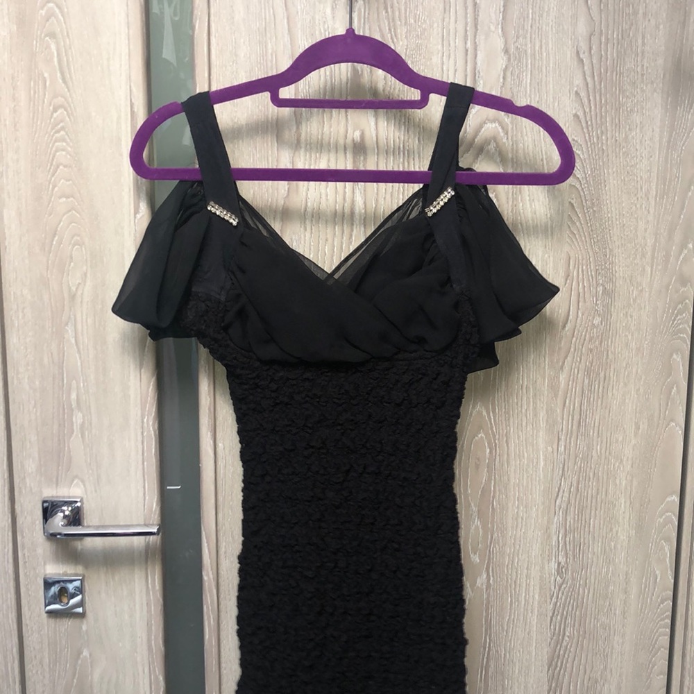 Sexy black dress